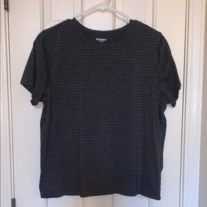 Old Navy Charcoal Striped Tee